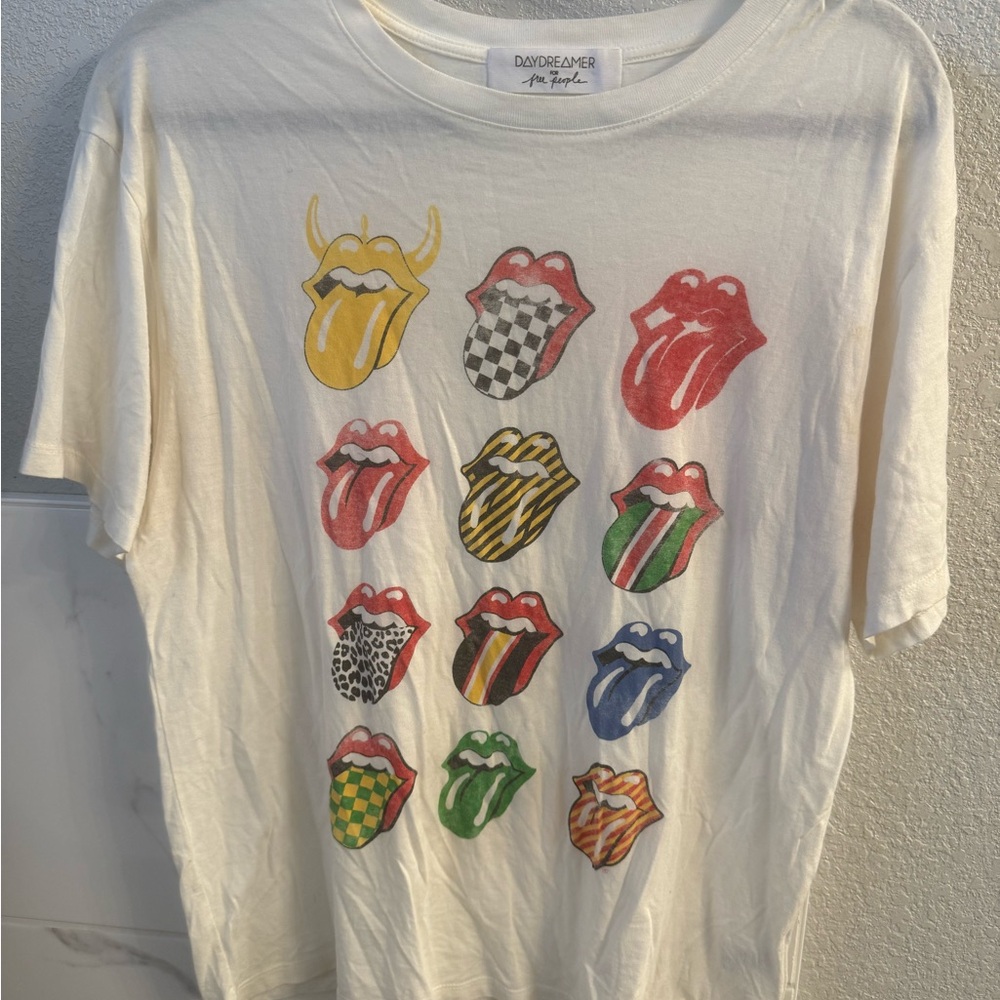 Daydreamer Kids Tee with Colorful Tongue Graphics